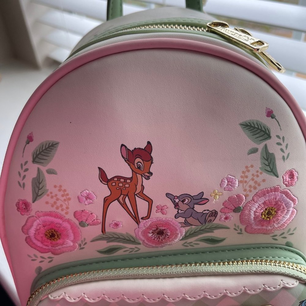 New Loungefly Bambi Springtime Mini Backpack - Picture 4 of 16